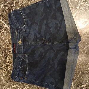 SALE! ROCK And Republic Camo Black/Blue Women's Shorts